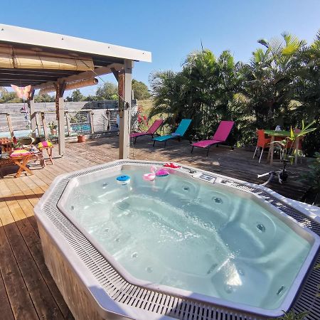 Bungalow La Perle - Jacuzzi - Piscine Сен-Франсуа Экстерьер фото
